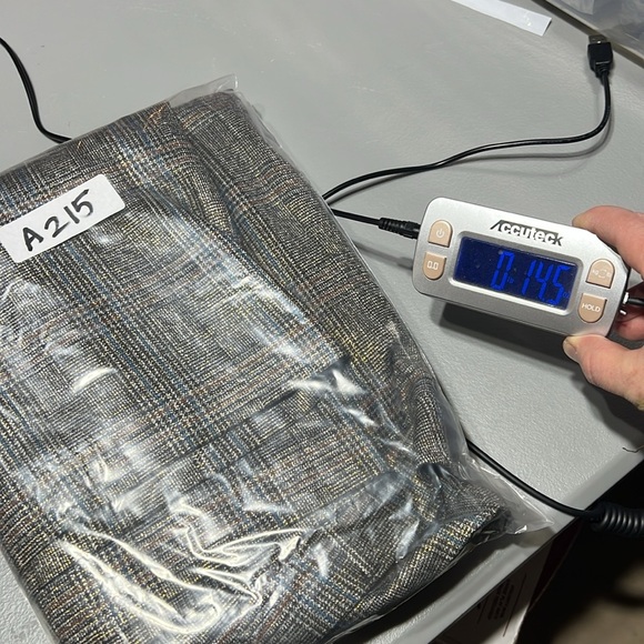 Jason Wu Dark Academia Metallic High Waisted Pleated Pants Size 10 Plaid - Picture 11 of 11